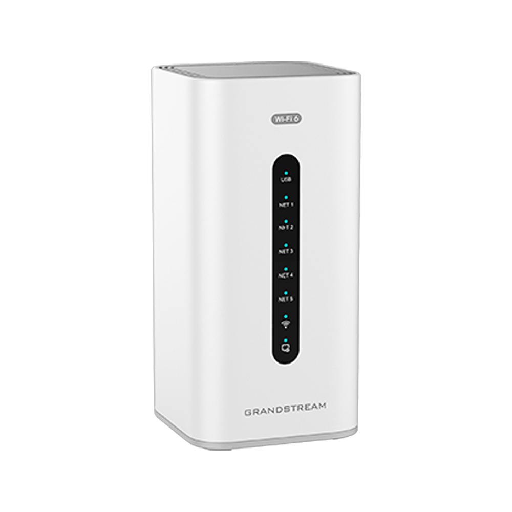 Access Point Multi Grandstream WI-FI6 2,4 GHz e 5 GHz, com Switch 5 portas, Firewall, Roteador VPN, PBX IP GCC6010W