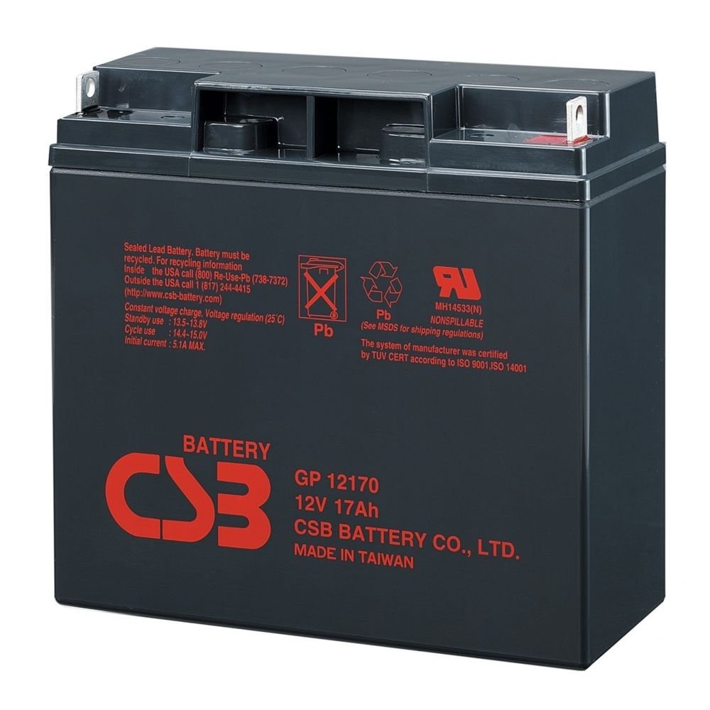 Bateria CSB VRLA 12V 17AH/18AH - GP12170