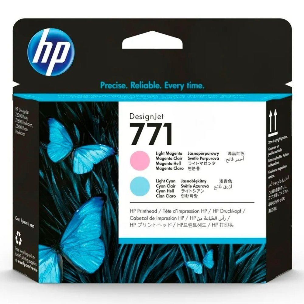 Cabeça de Impressão HP 771 Magenta/Ciano Claro PLUK CE019A