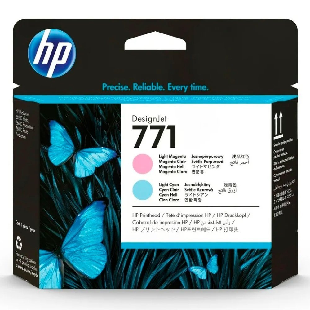 Cabeça de Impressão HP 771 Magenta/Ciano Claro PLUK CE019A