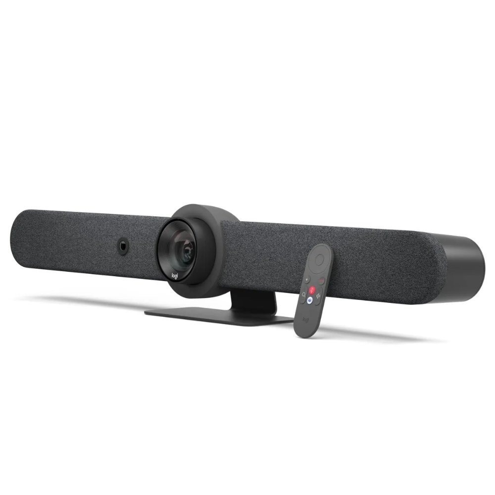 Câmera de Videoconferência Logitech Rally Bar, 4K, HDMI/USB, Grafite - 960-001309