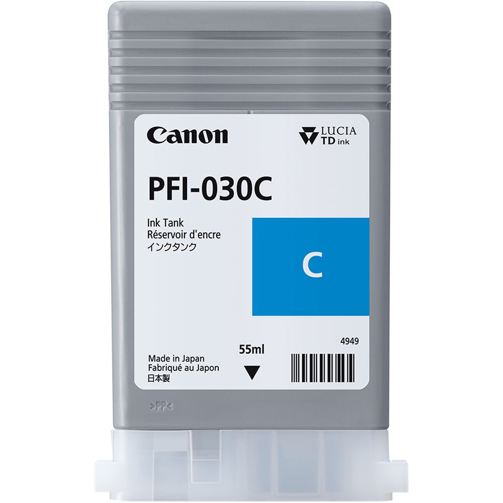 Cartucho de Tinta Canon Ink Tank PFI-030C - 3490C001AA (Sob encomenda) Cartucho de Tinta Canon Ink Tank PFI-030C - 3490C001AA (Sob encomenda)