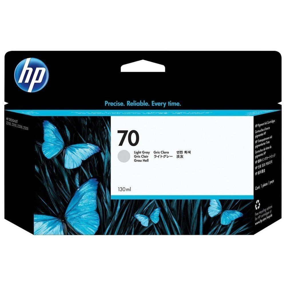 Cartucho de Tinta HP 70 Cinza Claro PLUK 130ml C9451A (Sob encomenda)