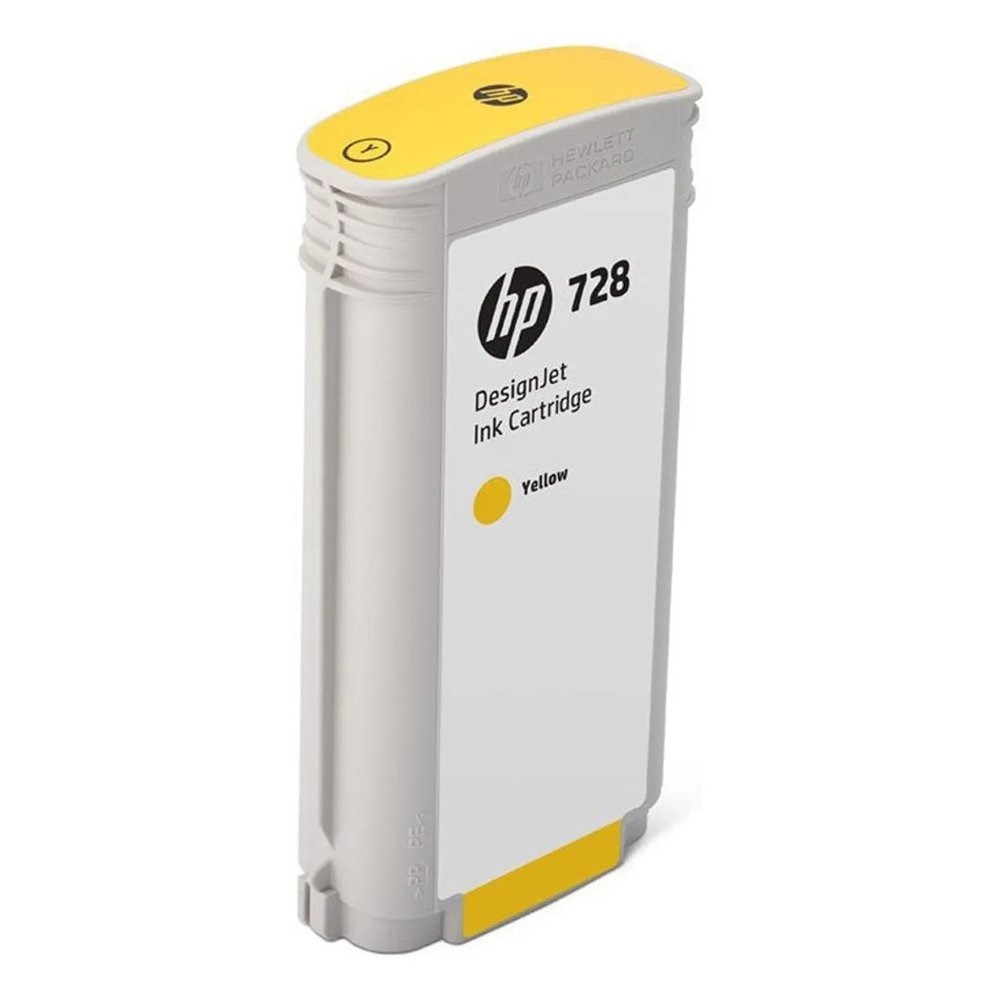 Cartucho de Tinta HP 728 Amarelo PLUK 130 ml F9J65A