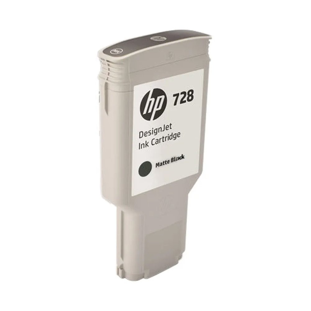 Cartucho de Tinta HP 728 Preto Fosco PLUK 300 ml F9J68A