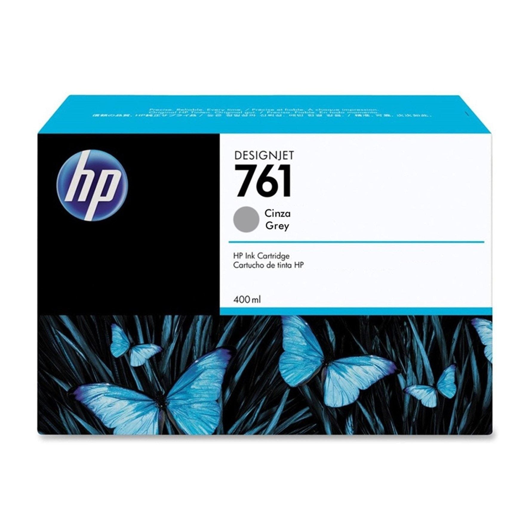 Cartucho de tinta HP 761 Cinza PLUK 400 ml - CM995A (Sob Encomenda) Cartucho de tinta HP 761 Cinza PLUK 400 ml - CM995A (Sob Encomenda)