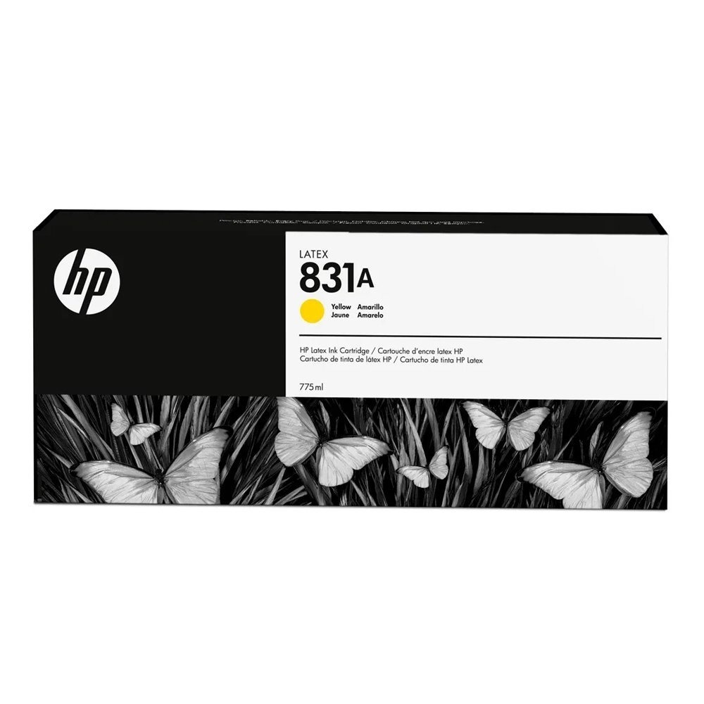 Cartucho de Tinta HP Latex 831A Amarelo 775ml CZ685A Cartucho de Tinta HP Latex 831A Amarelo 775ml CZ685A