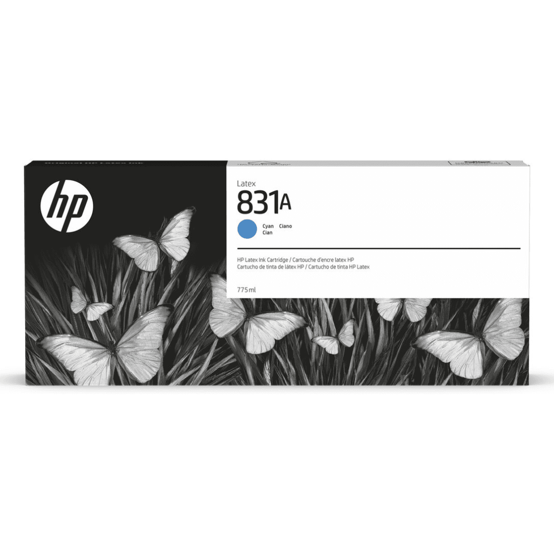 Cartucho de Tinta HP Latex 831A Ciano 775ml CZ683A Cartucho de Tinta HP Latex 831A Ciano 775ml CZ683A