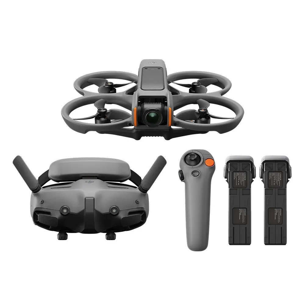 Drone DJI Avata 2 Fly More Combo, 4K, 60 FPS, HDR, Óculos de pilotagem, Autonomia aprox. 23 min. (Controle sem tela) BR - DJI049 Drone DJI Avata 2 Fly More Combo, 4K, 60 FPS, HDR, Óculos de pilotagem, Autonomia aprox. 23 min. (Controle sem tela) BR - DJI049