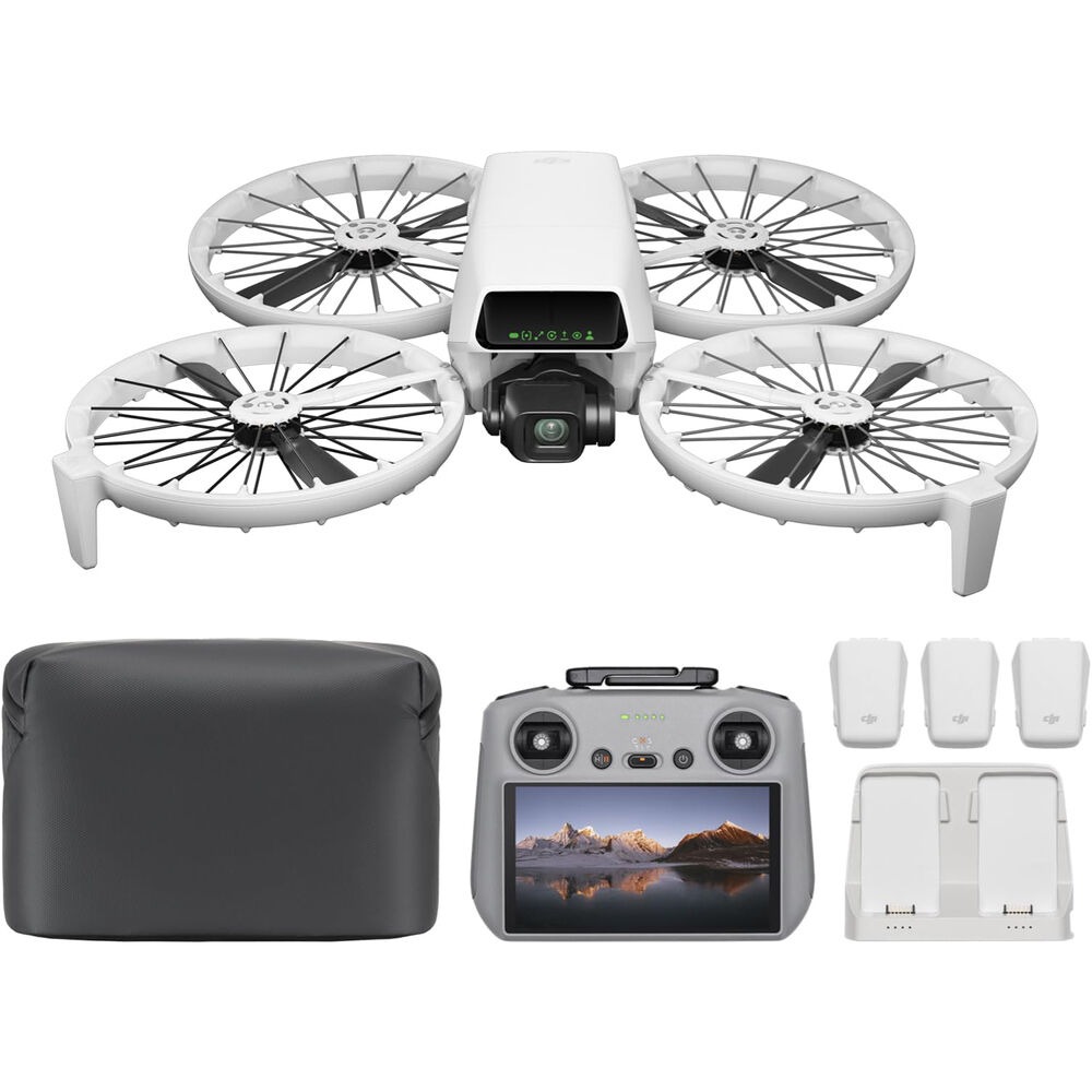 Drone DJI Flip Fly More Combo, 4K, 60 FPS, HDR, Rastreamento IA, Autonomia de voo 31 min. (Controle com tela) BR - DJI061 Drone DJI Flip Fly More Combo, 4K, 60 FPS, HDR, Rastreamento IA, Autonomia de voo 31 min. (Controle com tela) BR - DJI061