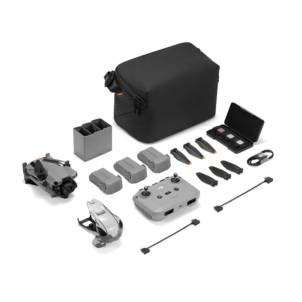 Drone DJI Mini 5 Pro Fly More Combo, 4K, 60 FPS, HDR, Active Track 360 graus, Autonomia de voo 36 min. (Controle sem tela) BR - DJI066 Drone DJI Mini 5 Pro Fly More Combo, 4K, 60 FPS, HDR, Active Track 360 graus, Autonomia de voo 36 min. (Controle sem tela) BR - DJI066
