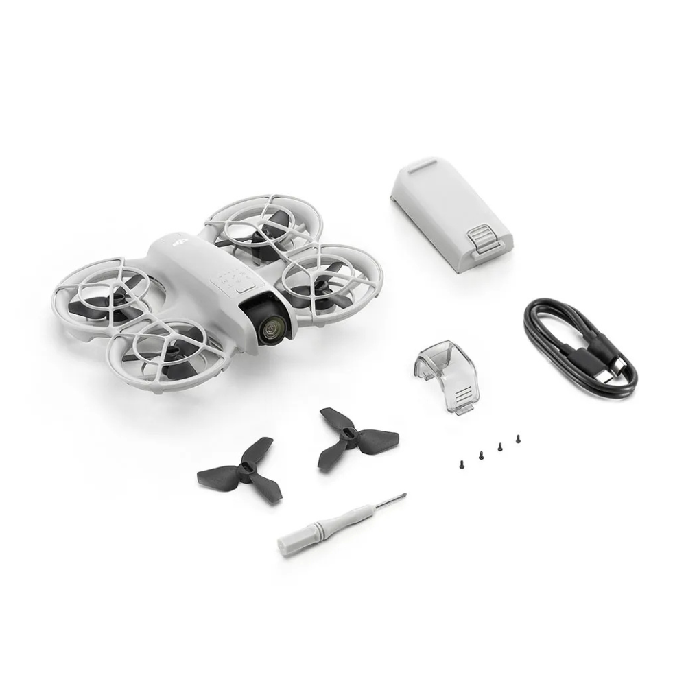 Drone DJI Neo Standard, câmera 12MP, 4K, 30 FPS, RockSteady, HorizonBalancing, Wi-Fi, Armazenamento 22GB, Autonomia aprox. 23 min. (Sem necessidade de controle) BR - DJI050 Drone DJI Neo Standard, câmera 12MP, 4K, 30 FPS, RockSteady, HorizonBalancing, Wi-Fi, Armazenamento 22GB, Autonomia aprox. 23 min. (Sem necessidade de controle) BR - DJI050