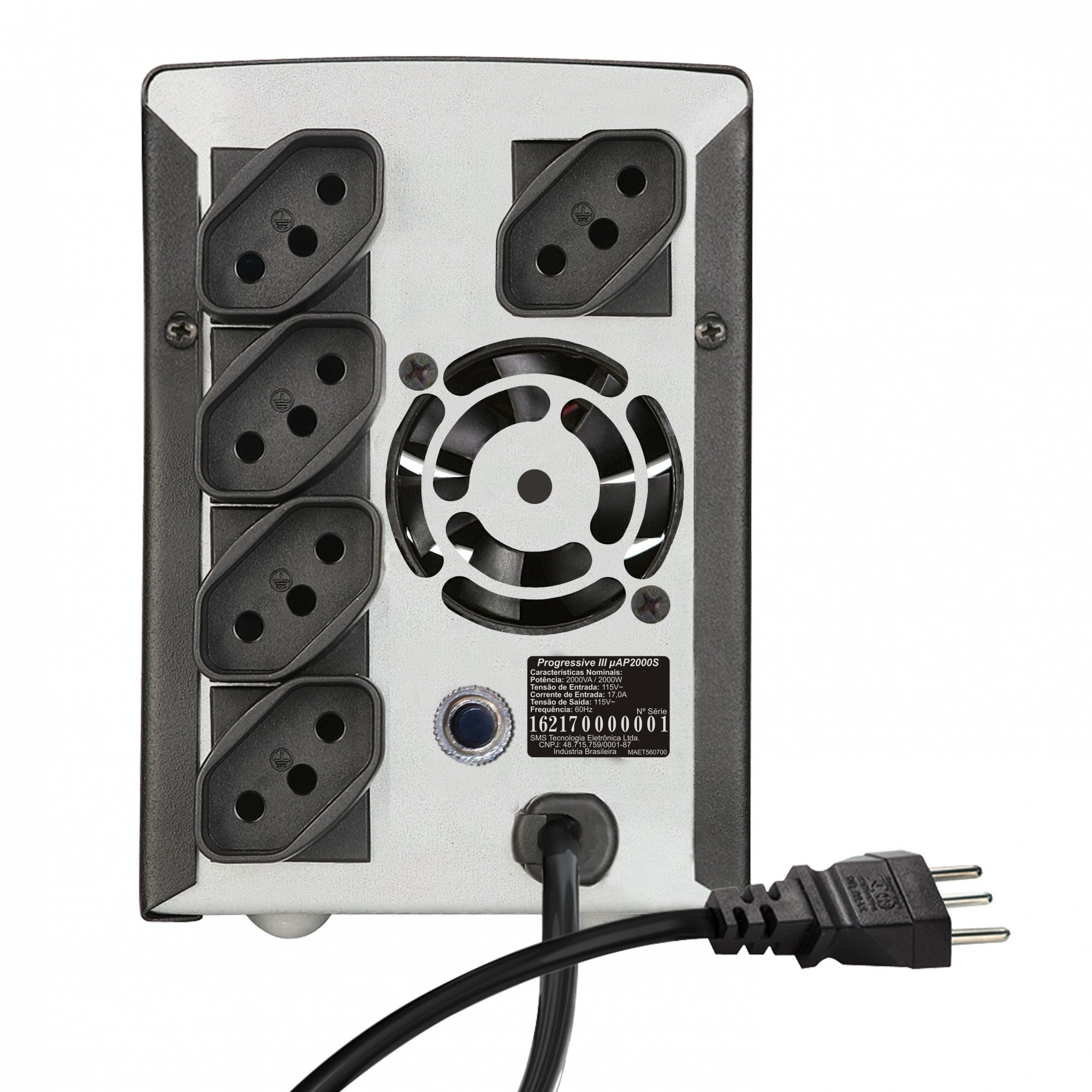 Estabilizador SMS Progressive III 2000VA Mono 115V Laser - 16217