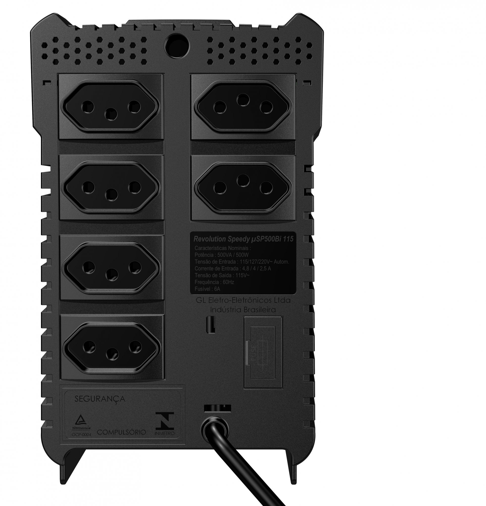 Estabilizador SMS Revolution Speedy 500VA Bivolt 115V -16620