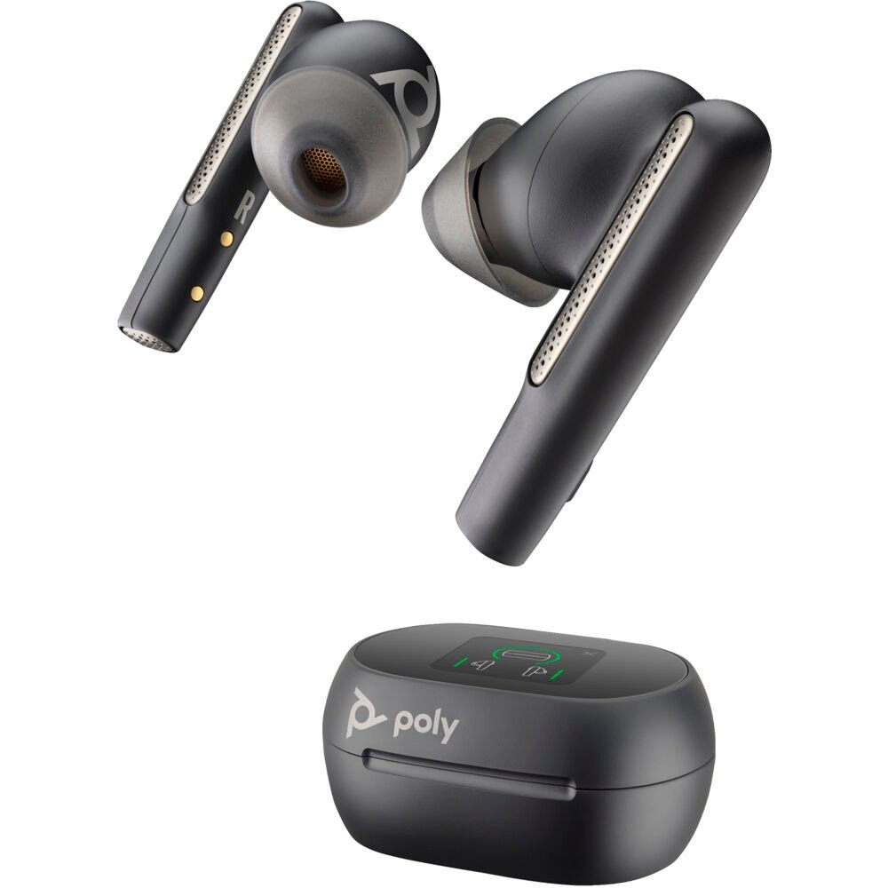 Fone de Ouvido Poly Voyager Free 60+ Earbuds, Preto, Teams, Bluetooth, USB-C, Case Touch - 7Y8H0AA Fone de Ouvido Poly Voyager Free 60+ Earbuds, Preto, Teams, Bluetooth, USB-C, Case Touch - 7Y8H0AA