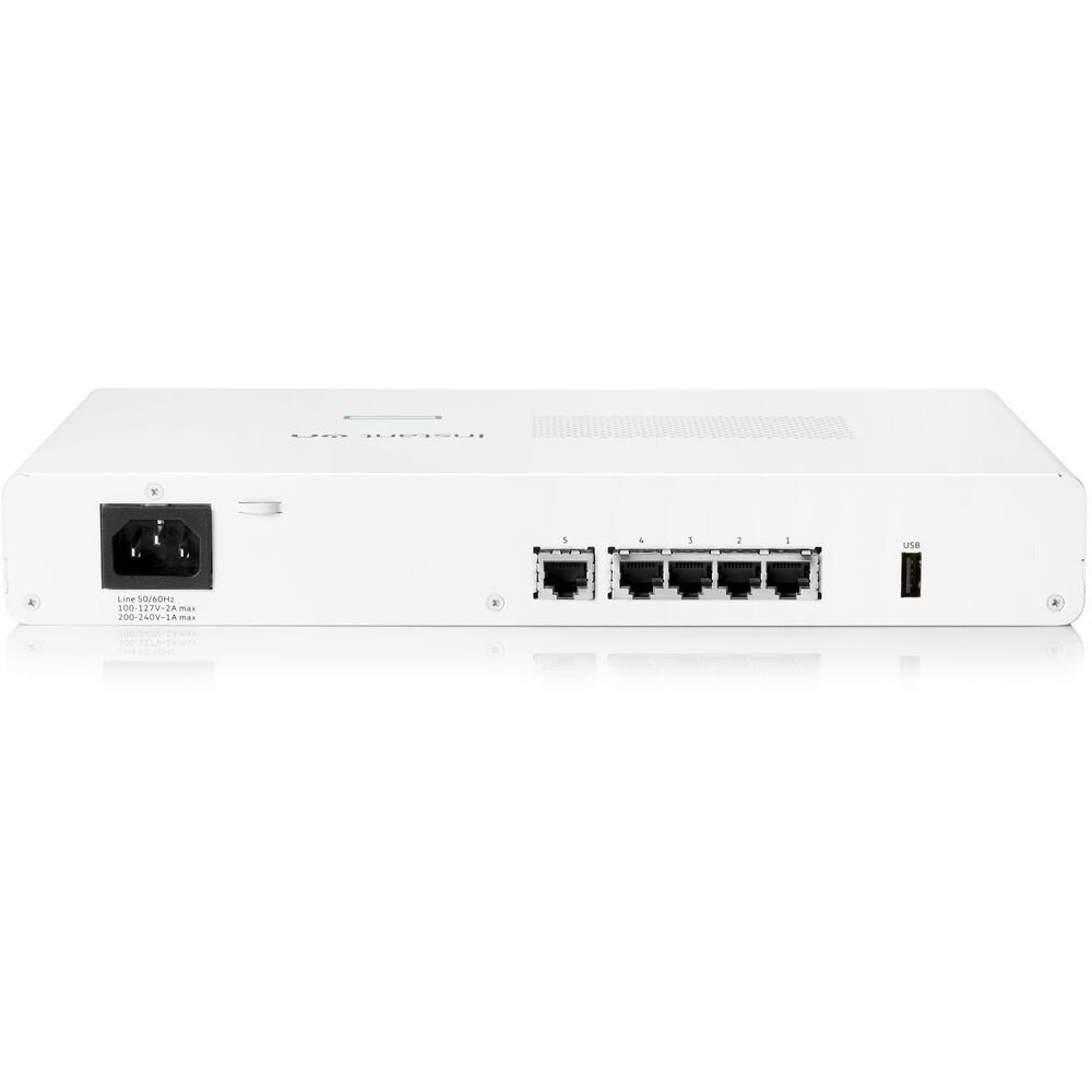 Gateway seguro HPE Networking Instant On de 5 portas SmartRate 2,5 G PoE+ 64 W SG2505P - S0G34A