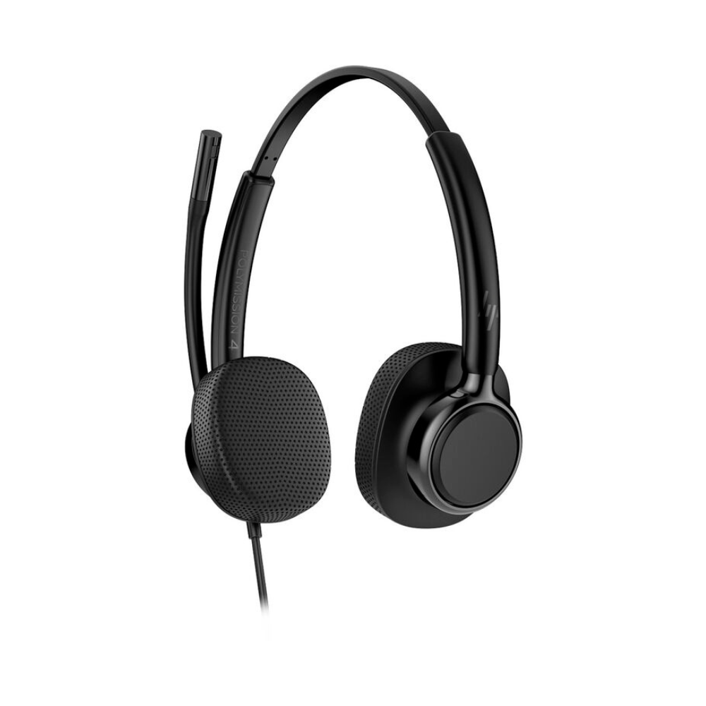 Headset HP Poly Mission 425 Stereo USB-C/A Certificado para Microsoft Teams - C01B6AA#AC3
