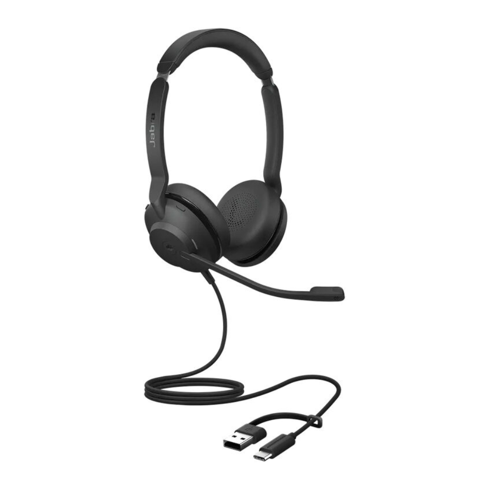 Headset Jabra Evolve2 30 SE, USB, Certificado para Microsoft Teams, Stereo, com Conexão USB-C/A – 23189-999-779 Headset Jabra Evolve2 30 SE, USB, Certificado para Microsoft Teams, Stereo, com Conexão USB-C/A – 23189-999-779