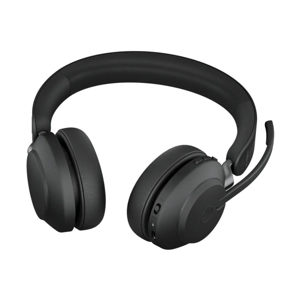 Headset Jabra Evolve2 65 USB-C, UC Stereo, Bluetooth, com Adaptador Link380c, Preto – 26599-989-899 Headset Jabra Evolve2 65 USB-C, UC Stereo, Bluetooth, com Adaptador Link380c, Preto – 26599-989-899