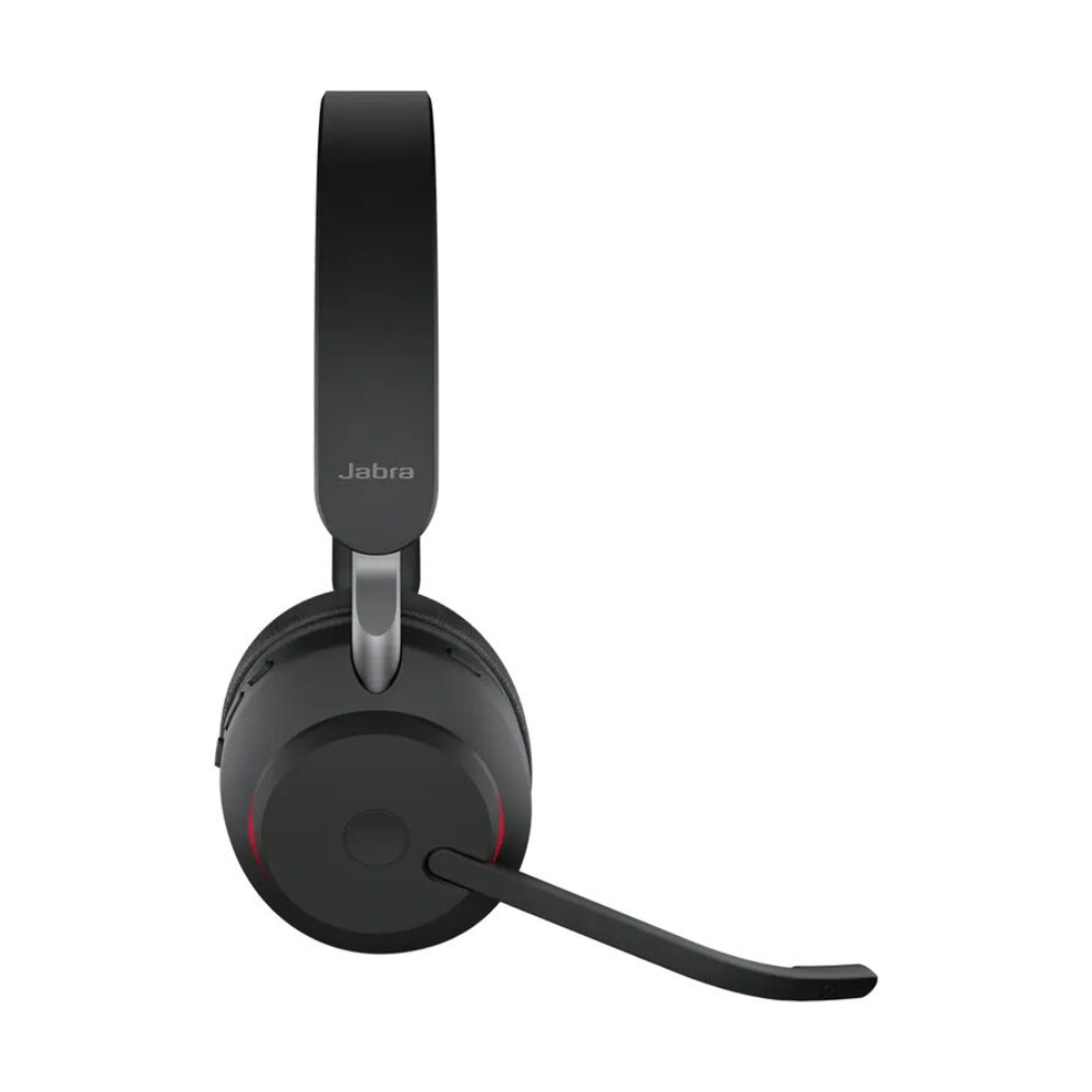 Headset Jabra Evolve2 65 USB-C, UC Stereo, Bluetooth, com Adaptador Link380c, Preto – 26599-989-899 Headset Jabra Evolve2 65 USB-C, UC Stereo, Bluetooth, com Adaptador Link380c, Preto – 26599-989-899