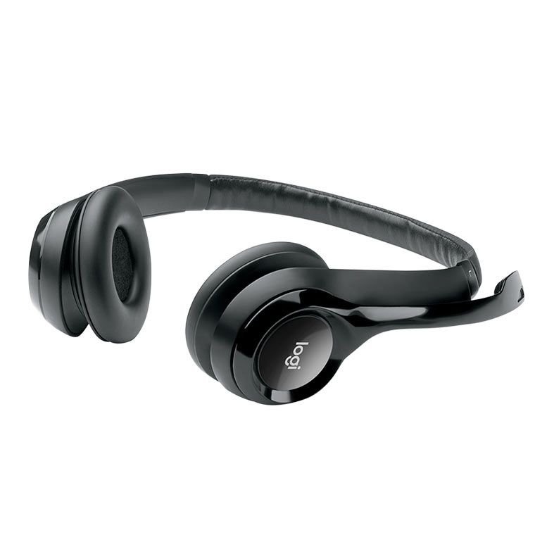 Headset Logitech H390, USB, Estéreo, Preto - 981-000014