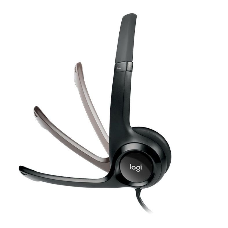 Headset Logitech H390, USB, Estéreo, Preto - 981-000014
