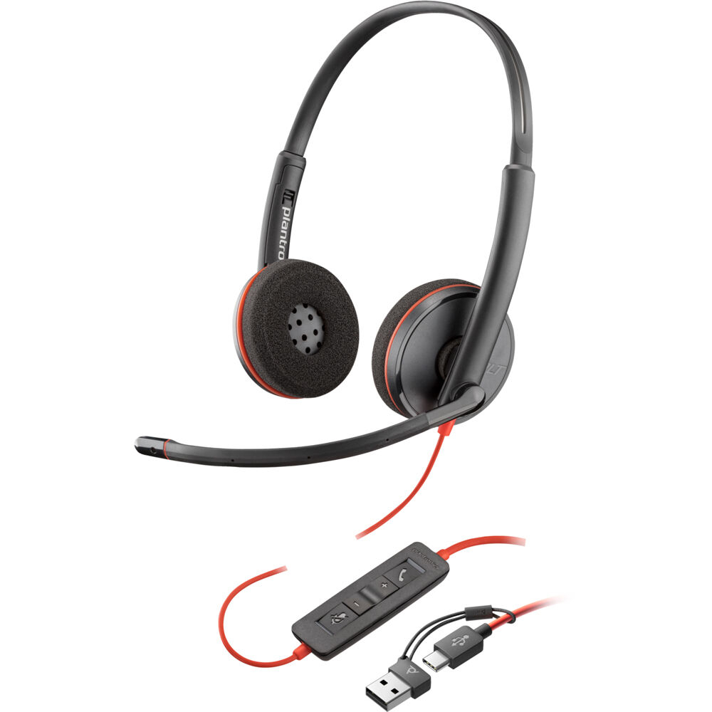 Headset Poly Blackwire C3220 - 8X228AA Headset Poly Blackwire C3220 - 8X228AA