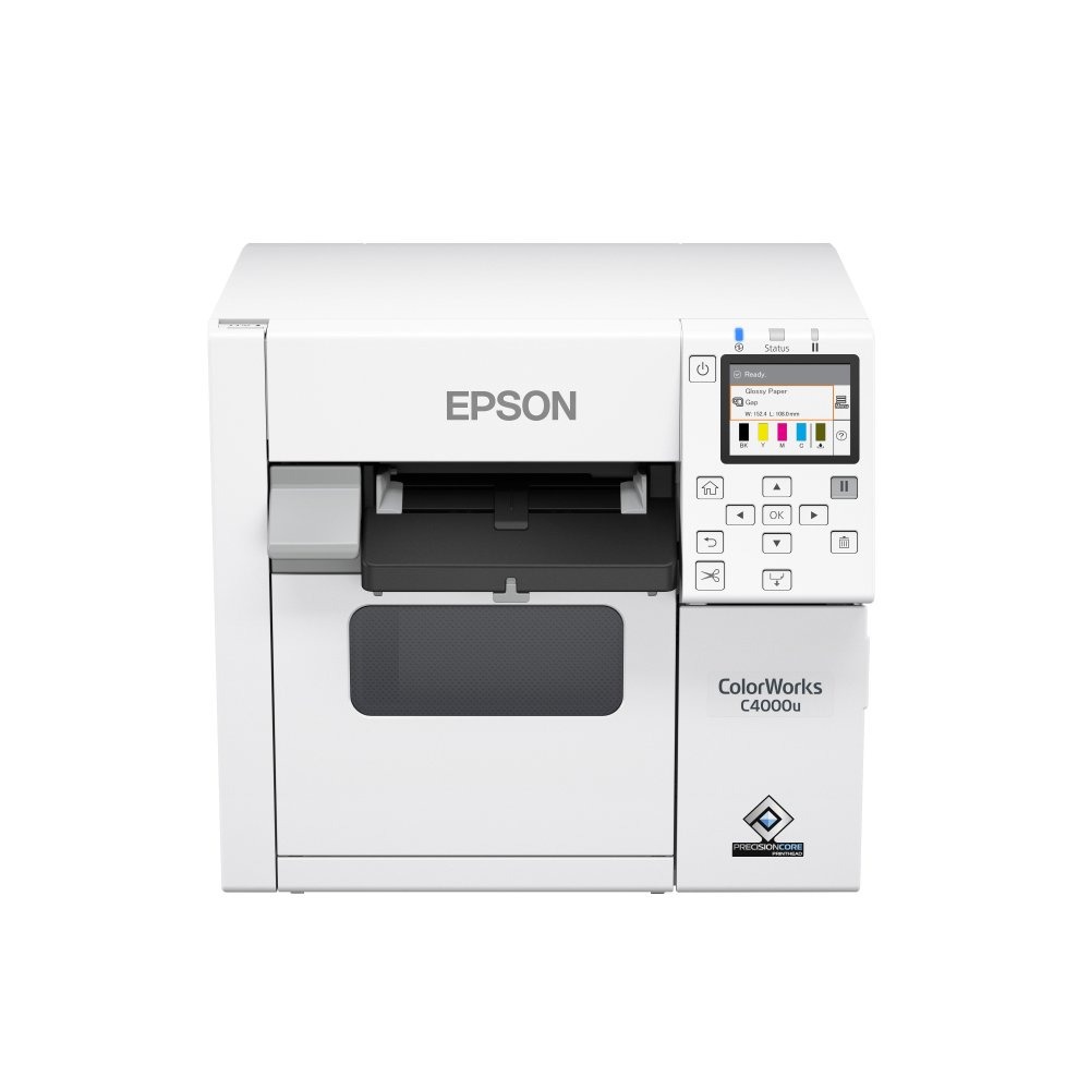 Impressora de Etiquetas e Rótulos Epson ColorWorks CW-C4000 Colorido, USB, Ethernet - C31CK03101 (Sob Encomenda)