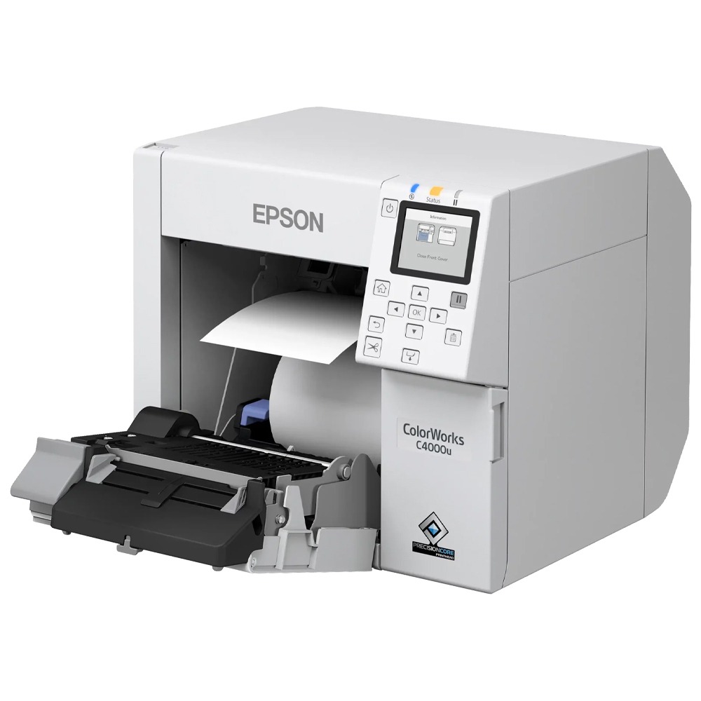 Impressora de Etiquetas e Rótulos Epson ColorWorks CW-C4000 Colorido, USB, Ethernet - C31CK03101 (Sob Encomenda)