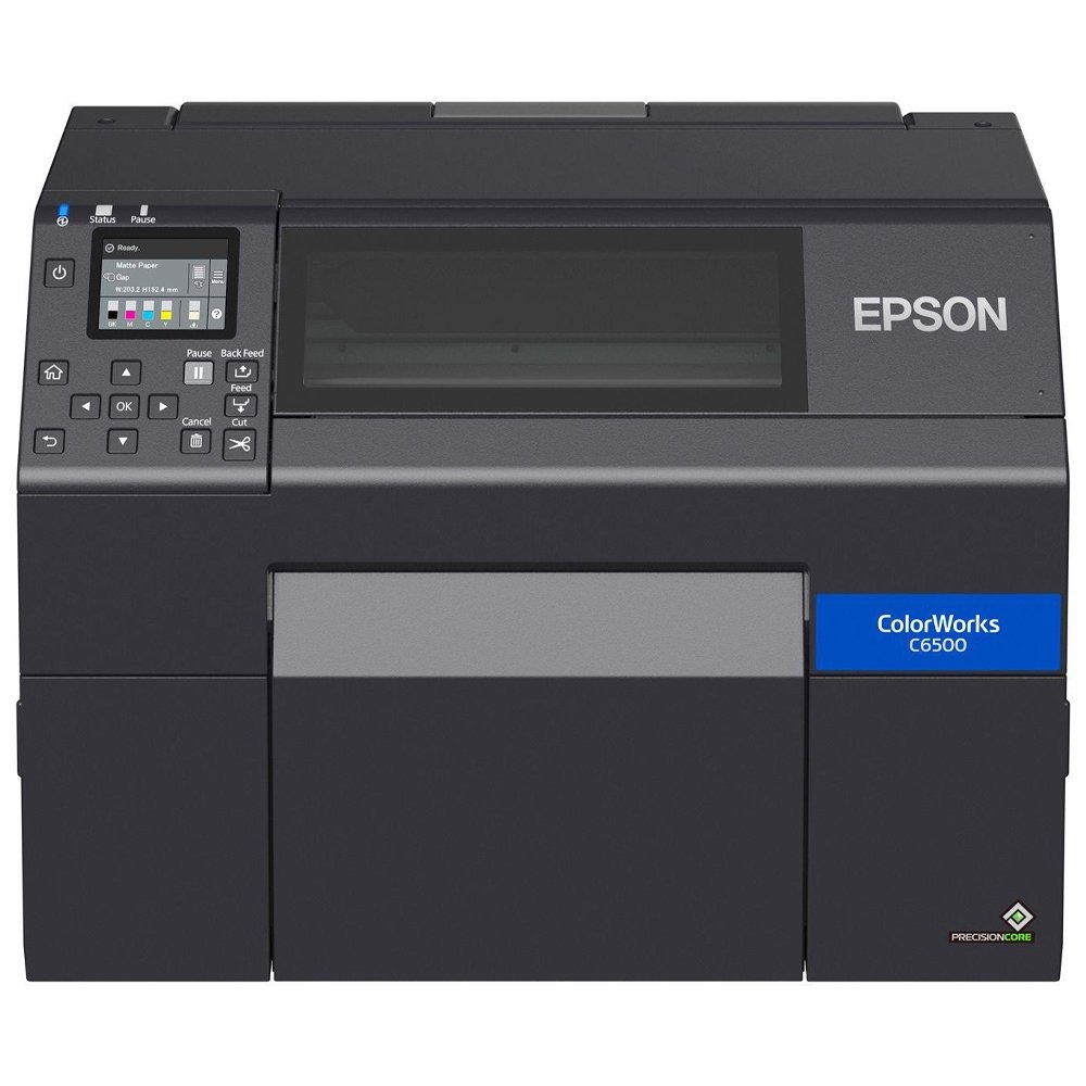 Impressora de Etiquetas e Rótulos Epson ColorWorks CW-C6500AU Colorido, USB, Ethernet - C31CH77101 (Sob encomenda) Impressora de Etiquetas e Rótulos Epson ColorWorks CW-C6500AU Colorido, USB, Ethernet - C31CH77101 (Sob encomenda)