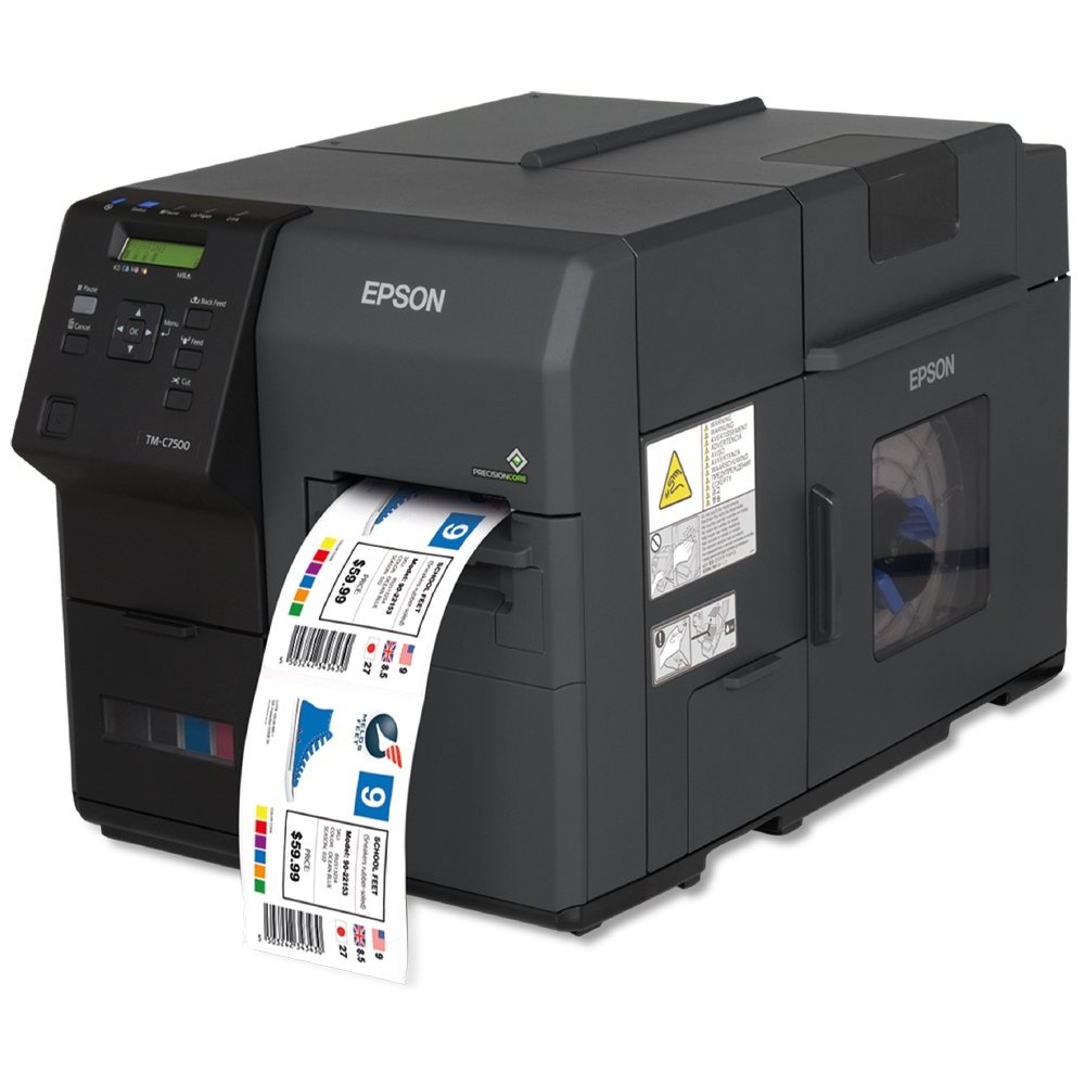 Impressora de Etiquetas e Rótulos Epson ColorWorks CW-C7500G Colorido, USB, Ethernet - C31CD84311 (Sob encomenda)