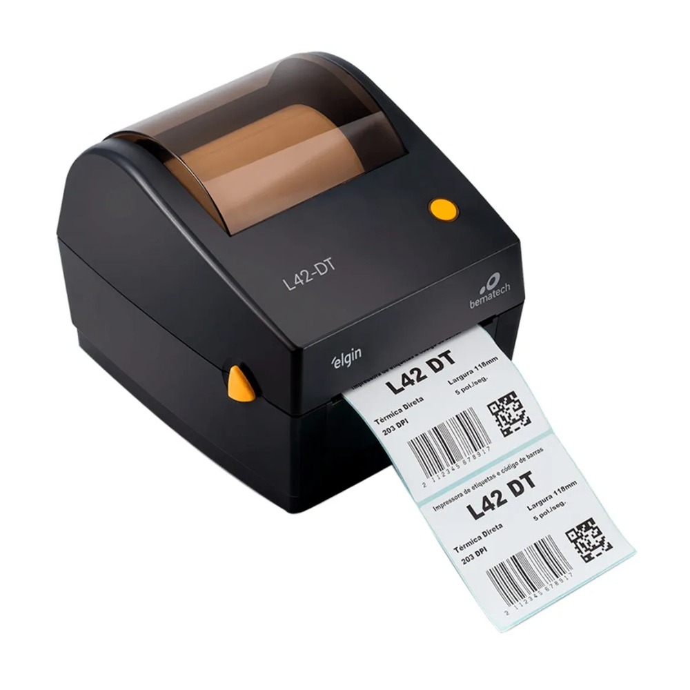 Impressora de Etiquetas Elgin L42DT 203 Dpi USB - 46L42DTCKD02