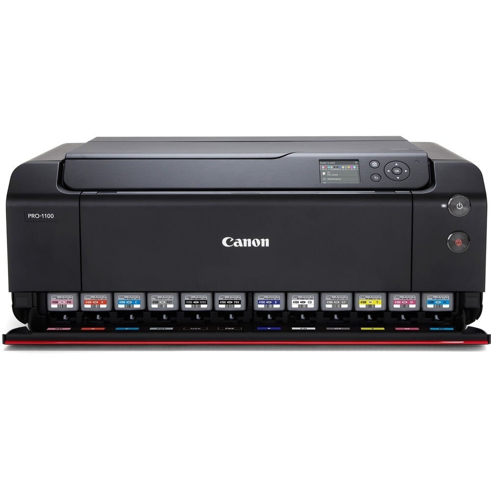 Impressora Fotográfica Canon imagePROGRAF PRO-1100, 17" A2, Sistema com 12 Cores, Wi-Fi, Display 3" LCD - 6856C013AA (Sob Encomenda)