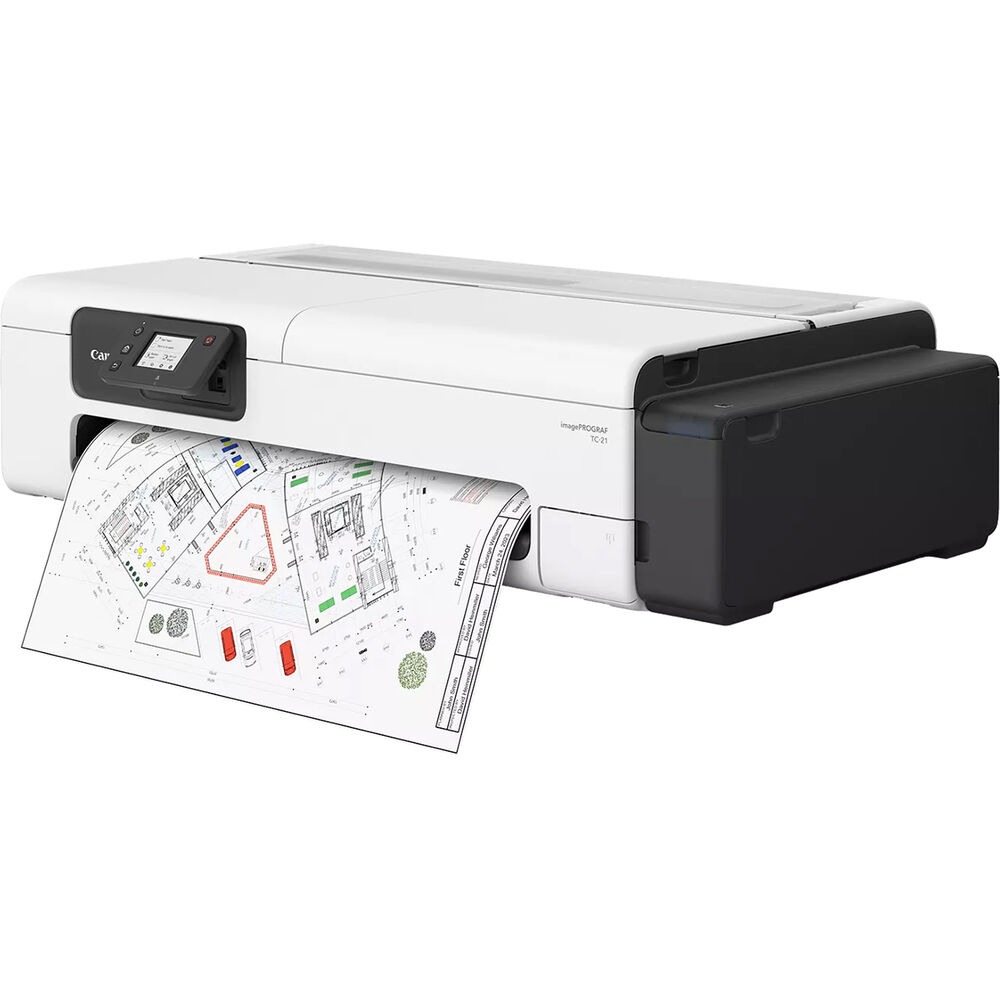 Impressora Plotter Canon imagePROGRAF TC-21, Jato de Tinta, Colorida, A1, 24", Wi-fi, Bivolt - 7055C008AA