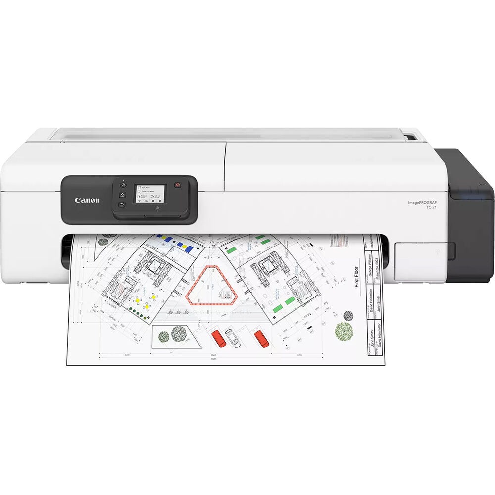 Impressora Plotter Canon imagePROGRAF TC-21, Jato de Tinta, Colorida, A1, 24", Wi-fi, Bivolt - 7055C008AA