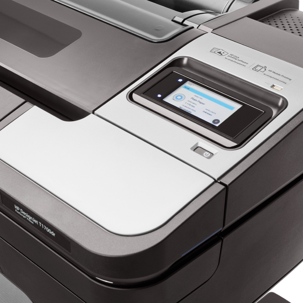 Impressora Plotter HP DesignJet T1700 dr ps 44" 1VD88A#B1K (Sob encomenda)