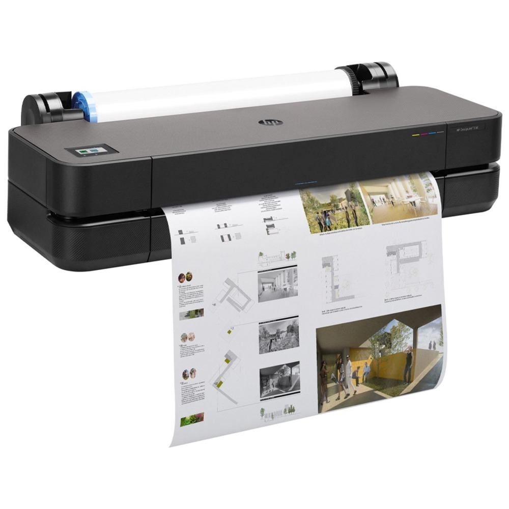 Impressora Plotter HP Designjet T230, Jato de Tinta, Colorida, A1, 24", Wi-Fi, Bivolt - 5HB07A#B1K