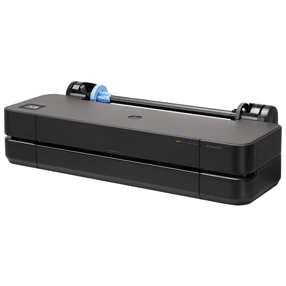 Impressora Plotter HP Designjet T250 ECOSpark, Jato de Tinta, Colorida, A1, 24", Wi-Fi, Bivolt - 5HB06D#AC4 - Edição 2025