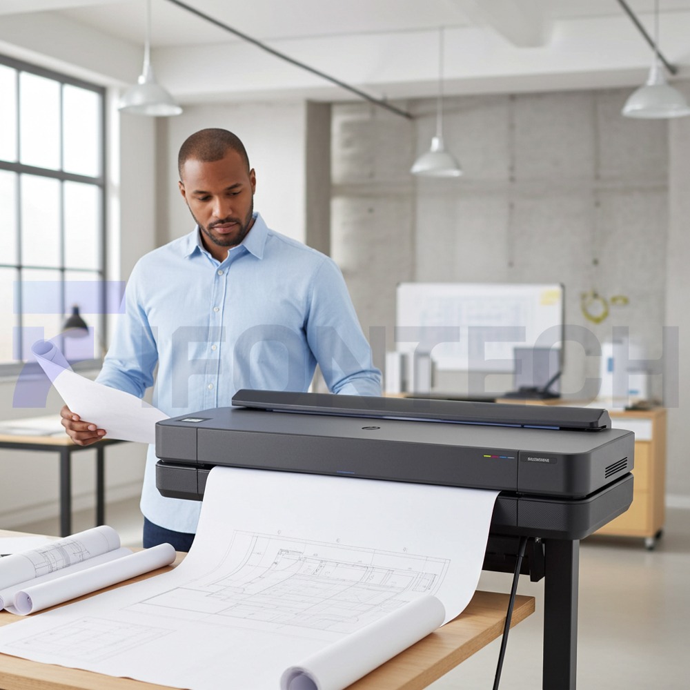 Impressora Plotter HP DesignJet T650 ECOSpark, 36", Jato de Tinta, Colorida, A0, Wi-fi, Bivolt - 5HB10D#C4 - Edição 2025