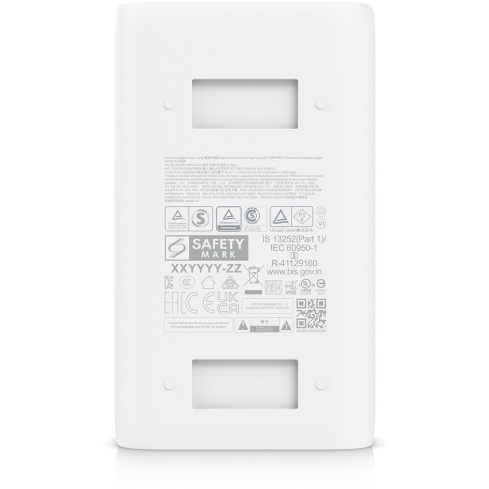 Injetor POE Ubiquiti U-POE+ UNIFI 30W U-POE+-BR Injetor POE Ubiquiti U-POE+ UNIFI 30W U-POE+-BR
