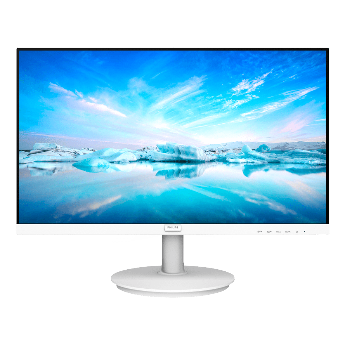 Monitor Philips, 21.5, LED, Wide, Full HD, HDMI/VGA, VESA, Adaptive Sync, Branco - 221V8LW Monitor Philips, 21.5, LED, Wide, Full HD, HDMI/VGA, VESA, Adaptive Sync, Branco - 221V8LW