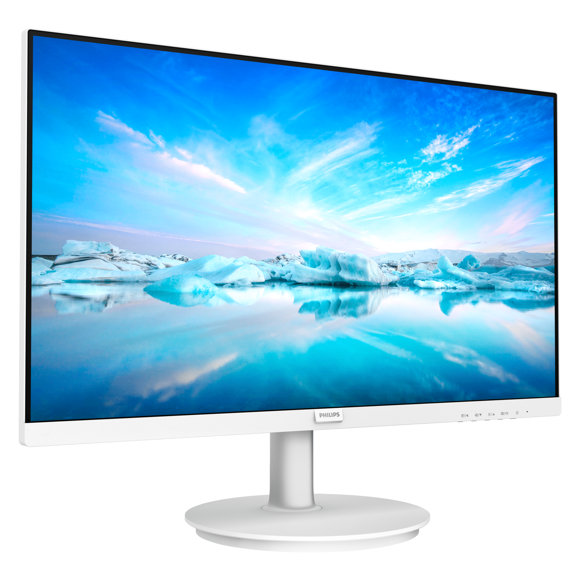 Monitor Philips, 21.5, LED, Wide, Full HD, HDMI/VGA, VESA, Adaptive Sync, Branco - 221V8LW Monitor Philips, 21.5, LED, Wide, Full HD, HDMI/VGA, VESA, Adaptive Sync, Branco - 221V8LW