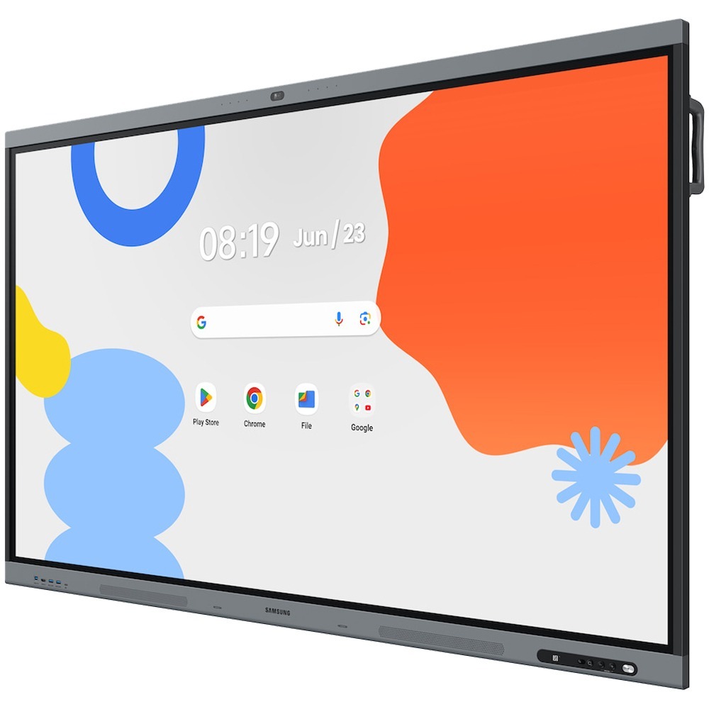 Monitor Profissional Interativo Samsung LED 65'', WA65FX-P, 4K, Câmera 4K, Microfone, Android 15, Google EDLA, 50 Pontos Touch, 450 cd/m², HDMI-Out/USB-C, Bluetooth - LH65WAFPLGCXZD Monitor Profissional Interativo Samsung LED 65'', WA65FX-P, 4K, Câmera 4K, Microfone, Android 15, Google EDLA, 50 Pontos Touch, 450 cd/m², HDMI-Out/USB-C, Bluetooth - LH65WAFPLGCXZD