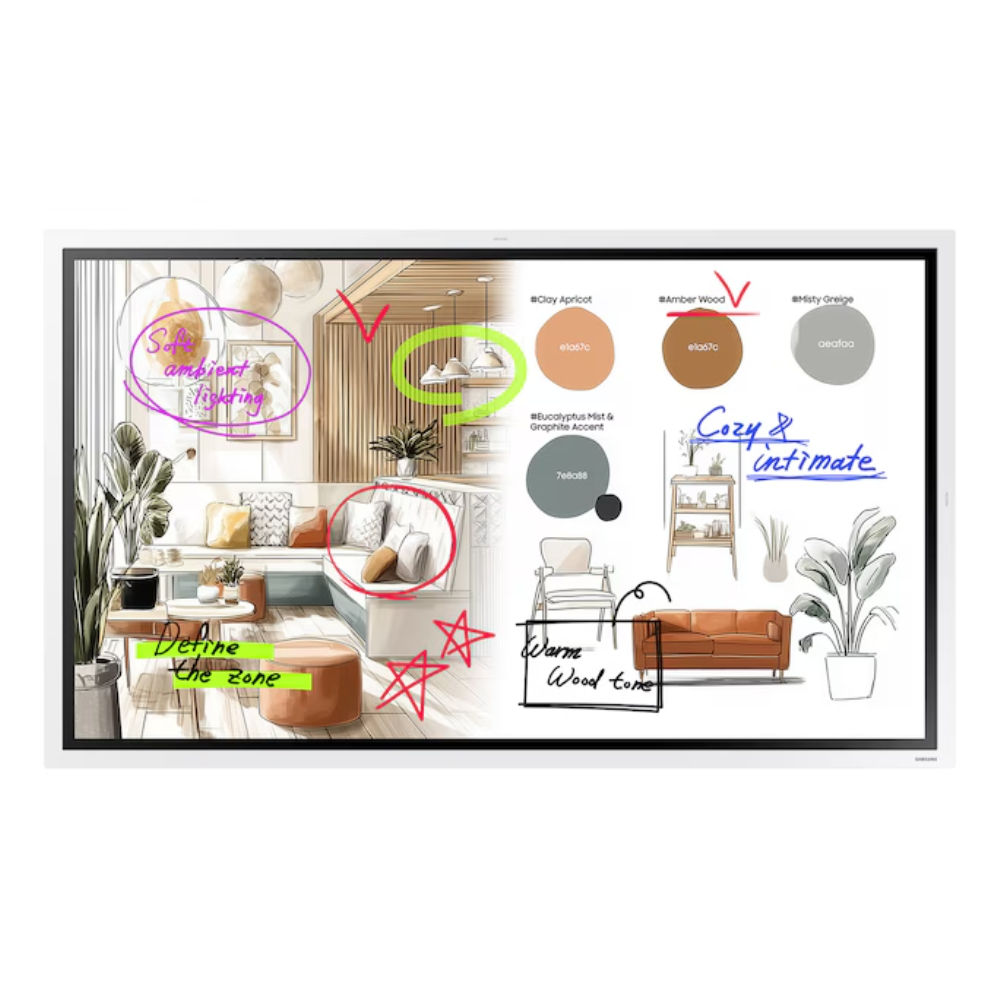 Monitor Profissional Interativo Samsung LED 65", WM65FX, Flip Pro, Touchscreen, 20 pontos, 16/7, 450 cd/m², HDMI/USB/RS232C/RJ45/Áudio - LH65WMFWBGCXXK Monitor Profissional Interativo Samsung LED 65", WM65FX, Flip Pro, Touchscreen, 20 pontos, 16/7, 450 cd/m², HDMI/USB/RS232C/RJ45/Áudio - LH65WMFWBGCXXK