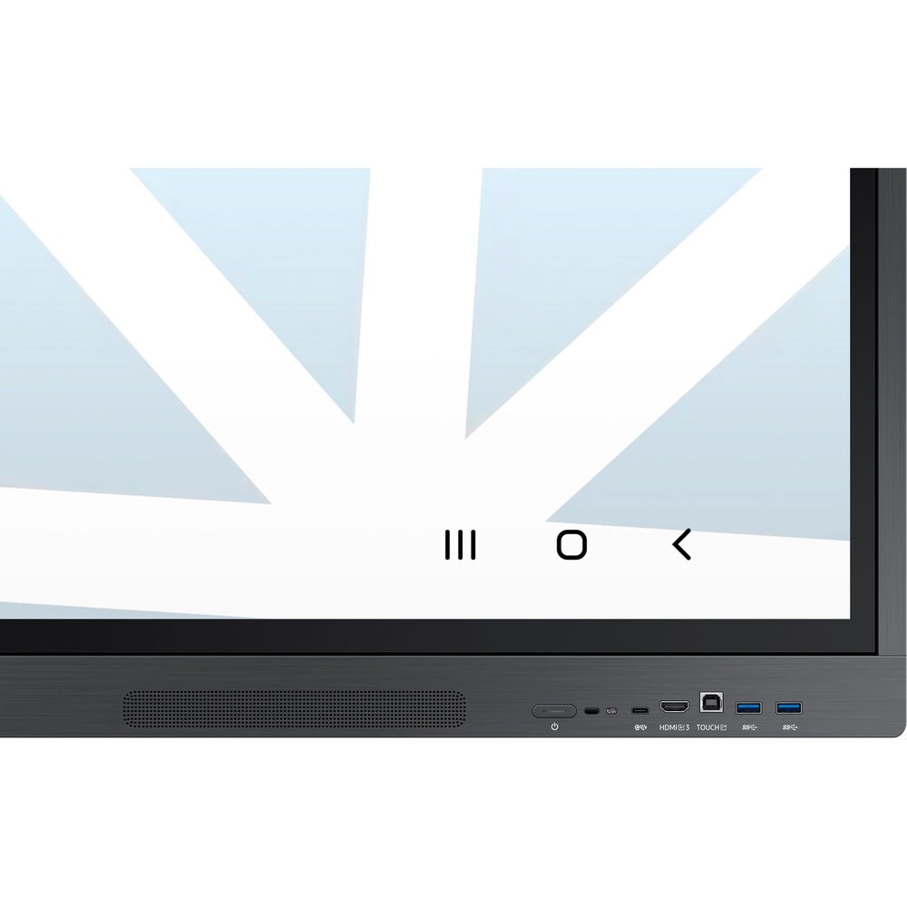 Monitor Profissional Interativo Samsung LED 75" WA75D, 4K, Android 13, Google EDLA, 40 Pontos Touch, 16/7, 400 cd/m², HDMI/USB-C/USB/RGB/Áudio, Bluetooth - LH75WADWLGCXZD