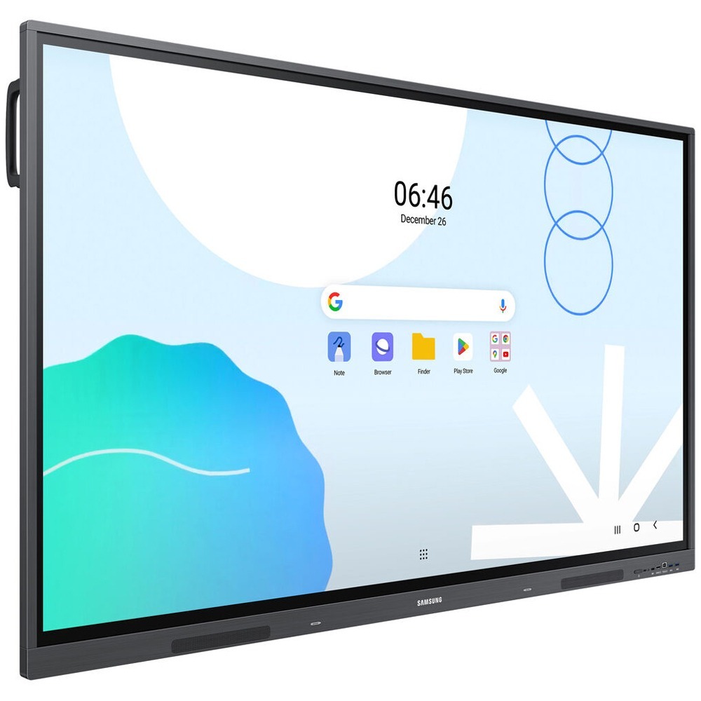 Monitor Profissional Interativo Samsung LED 75" WA75D, 4K, Android 13, Google EDLA, 40 Pontos Touch, 16/7, 400 cd/m², HDMI/USB-C/USB/RGB/Áudio, Bluetooth - LH75WADWLGCXZD