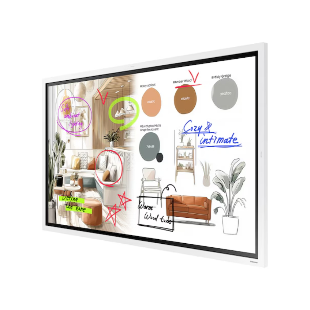 Monitor Profissional Interativo Samsung LED 75'', WM75FX, Flip Pro, Touchscreen, 20 pontos, 16/7, 450 cd/m², HDMI/USB/RS232C/RJ45/Áudio - LH75WMFWLGCXXK Monitor Profissional Interativo Samsung LED 75'', WM75FX, Flip Pro, Touchscreen, 20 pontos, 16/7, 450 cd/m², HDMI/USB/RS232C/RJ45/Áudio - LH75WMFWLGCXXK