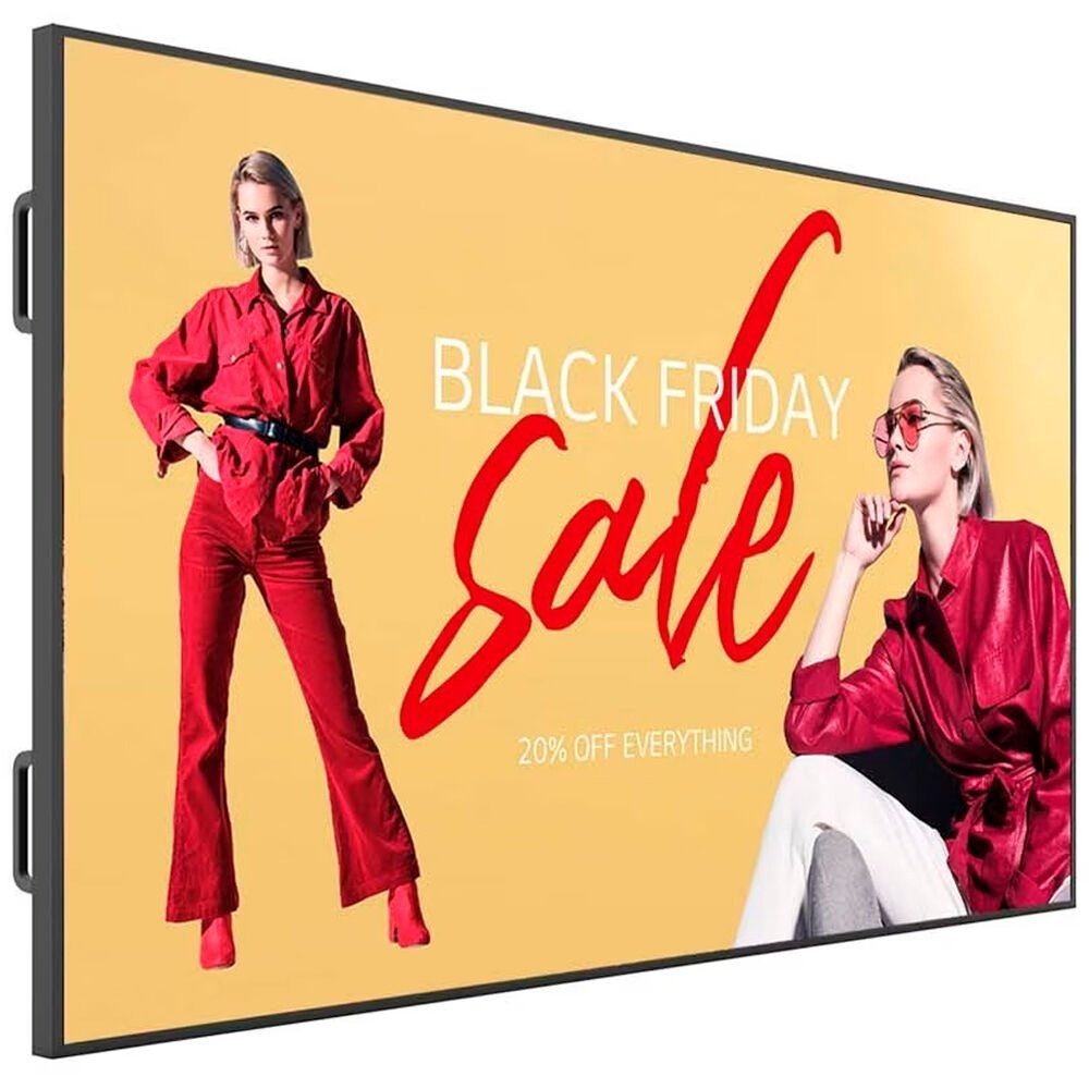 Monitor Profissional LG LED 110" 4K, 16/7, 500 cd/m², HDMI/DP/DVI-D/USB/RJ45/Áudio - 110UM5K-B