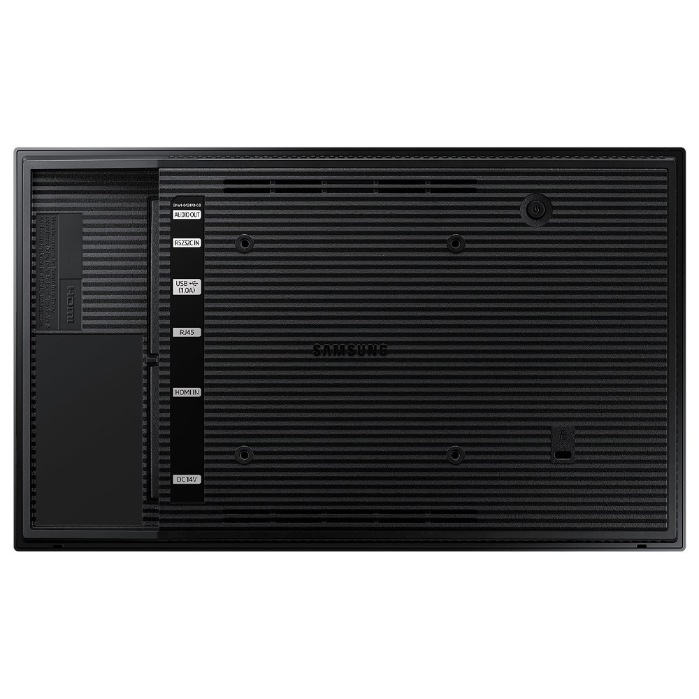 Monitor Profissional Samsung LED 13" QB13R-M Full HD, Touchscreen, Tizen, 16/7, 500 cd/m², HDMI/USB/RS232C/RJ45/Áudio - LH13QBRMBGCXZA