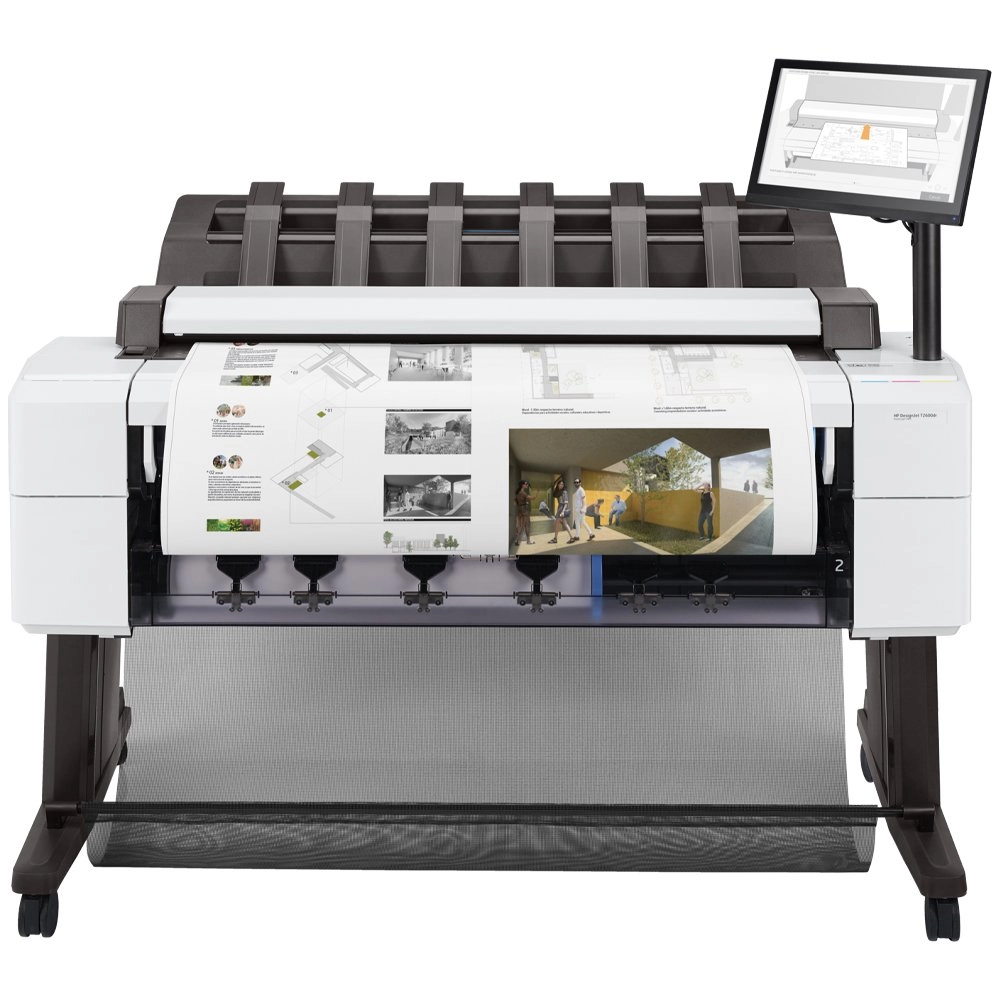 Plotter Hp Designjet T2600dr 3ek15a Jato de Tinta Térmico Colorida Usb 110v